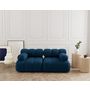 Voir la diapositive 1 : LISA DESIGN Ruby - canapé droit modulable 2 places en velours texturé