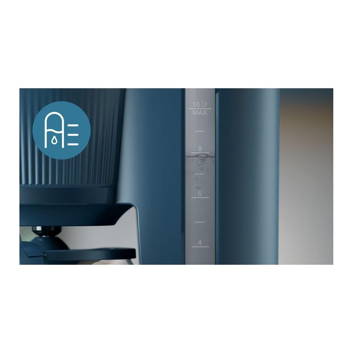 Philips Cafetière filtre série 3000 HD7411/70 bleu