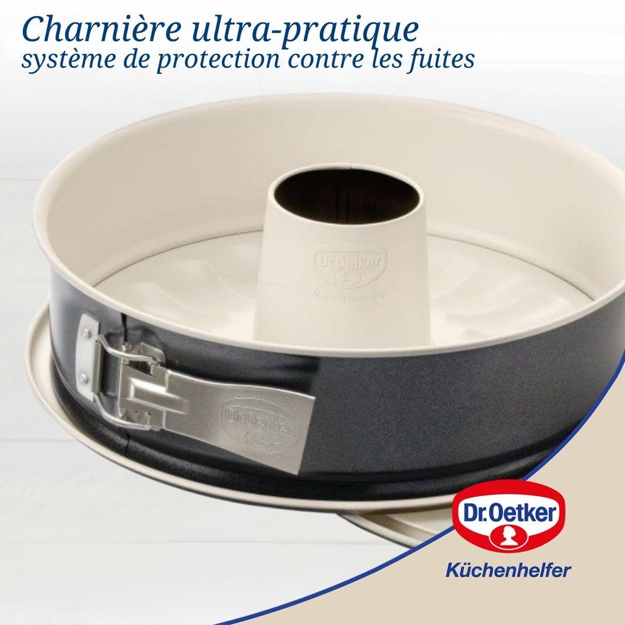 Voir la diapositive 4 : DR.OETKER Moule à manqué et à savarin double fond 28 cm dr.oetker back trend