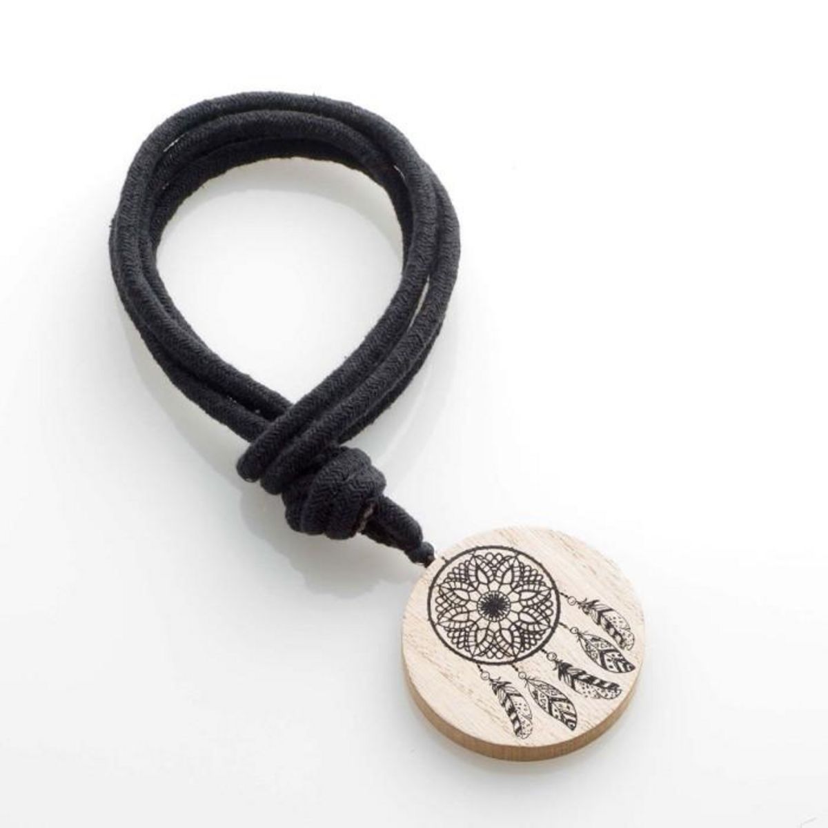 Paris Prix Embrasse de Rideau en Bois  Judy  41cm Noir