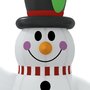 VIDAXL Bonhomme de neige gonflable avec LED 120 cm