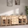 Voir la diapositive 3 : VIDAXL Buffet 230x35x80 cm Bois massif de pin