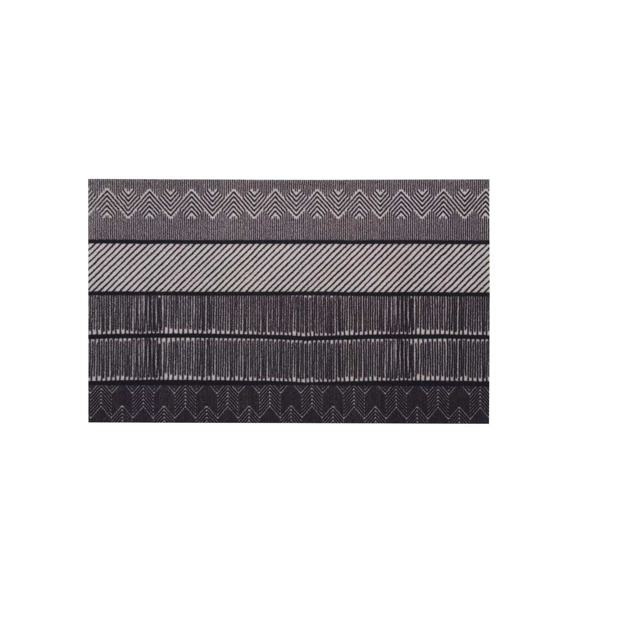 HABITABLE Tapis design velours Baran. Coloris disponibles : Gris