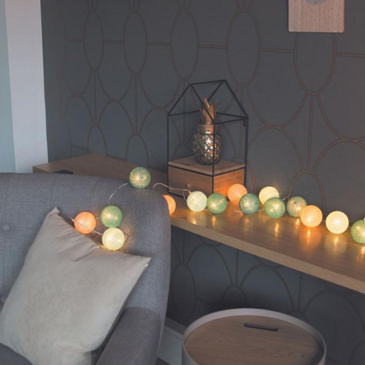 Paris Prix Guirlande Lumineuse à LED  Yucatan  345cm Bleu