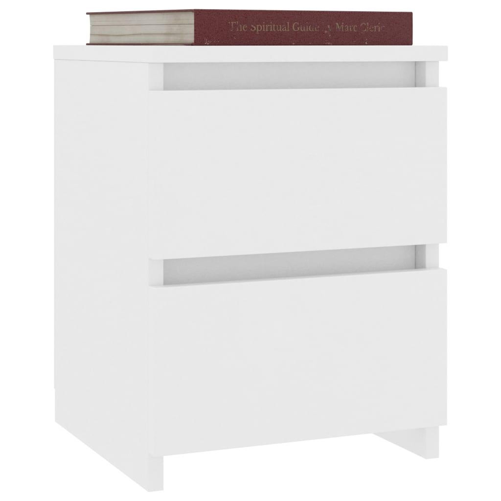 Voir la diapositive 3 : VIDAXL Table de chevet Blanc 30 x 30 x 40 cm Bois d'ingenierie