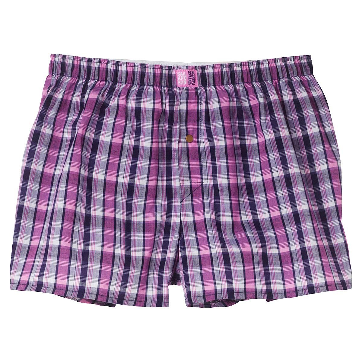 Caleçon rayé 100% coton