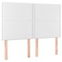 Voir la diapositive 2 : VIDAXL Tetes de lit 4 pcs Blanc 72x5x78/88 cm Similicuir