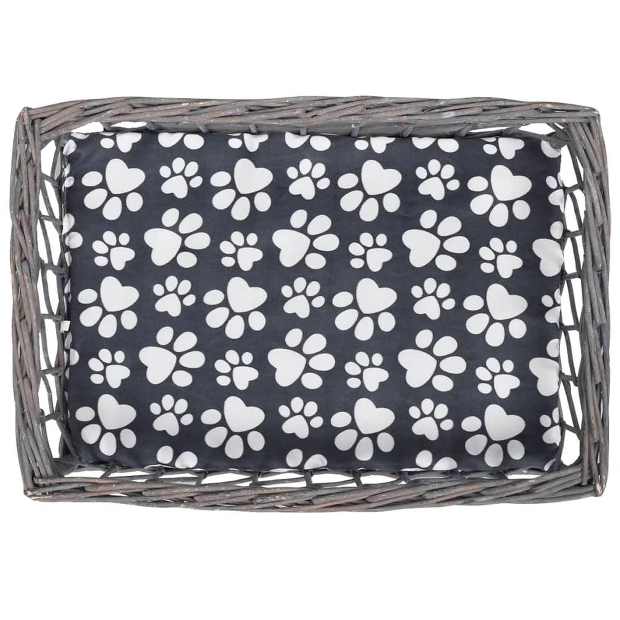 Voir la diapositive 4 : VIDAXL Arbre/maison/lit a chat avec coussin saule carre