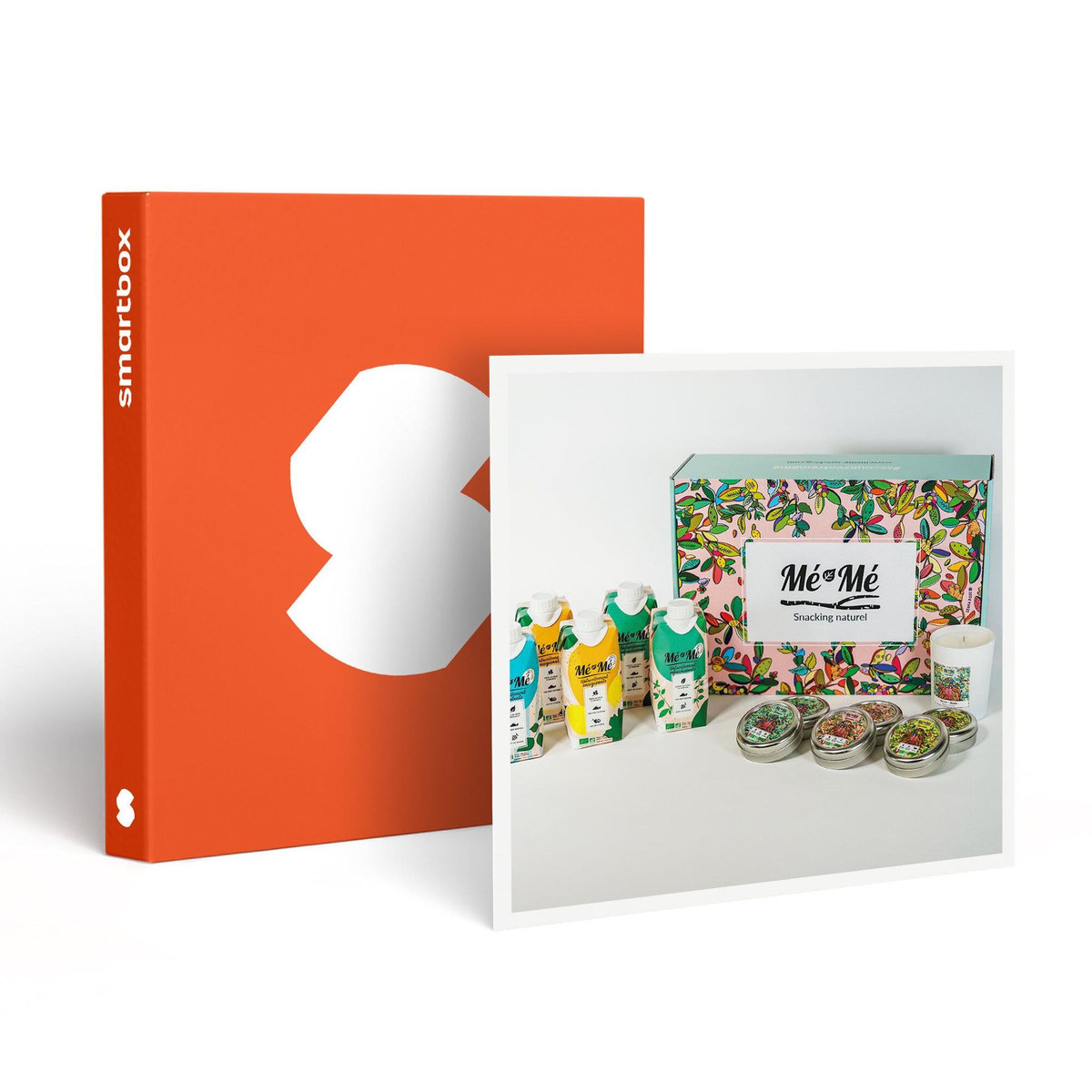 Smartbox Box de boissons et bonbons sains, bio et français avec bougie livrée à domicile - Coffret Cadeau Sport & Aventure