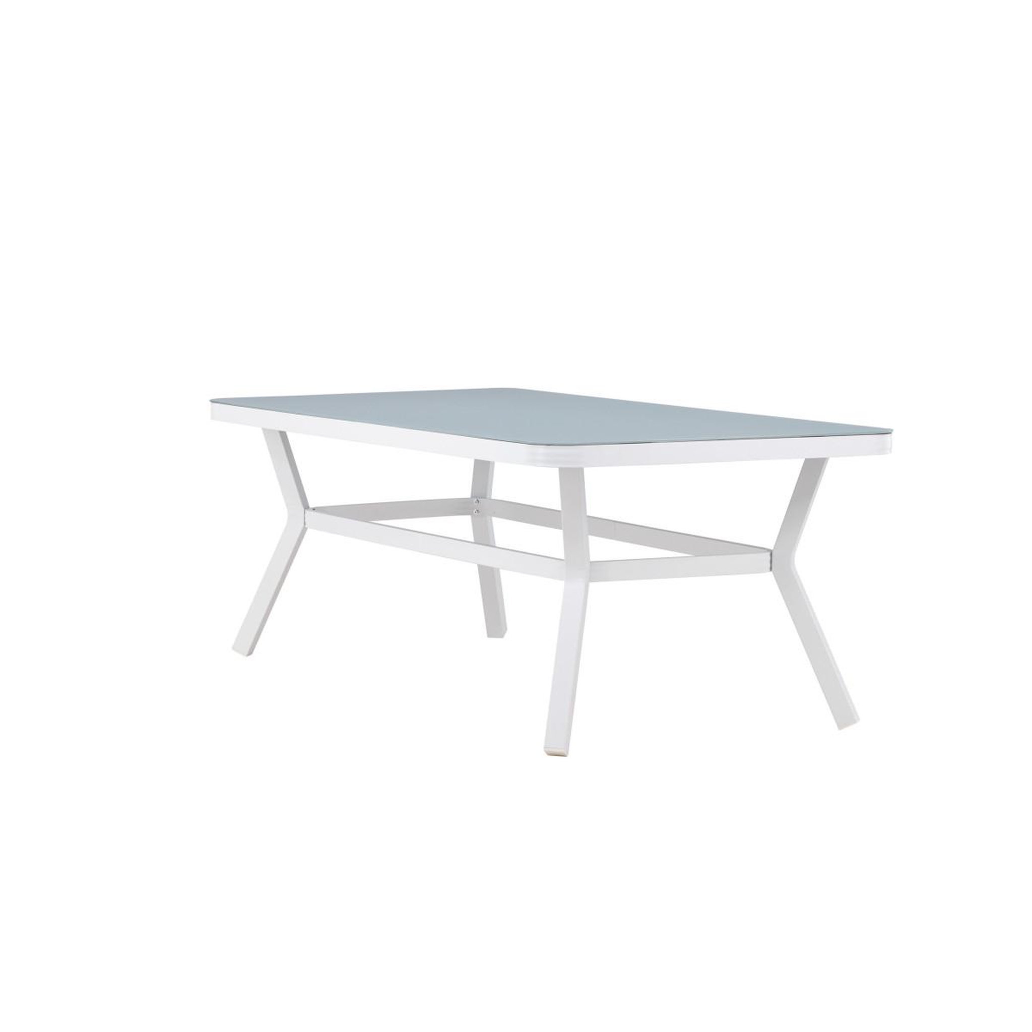 Voir la diapositive 6 : Paris Prix Table de jardin  virya  200cm blanc & gris