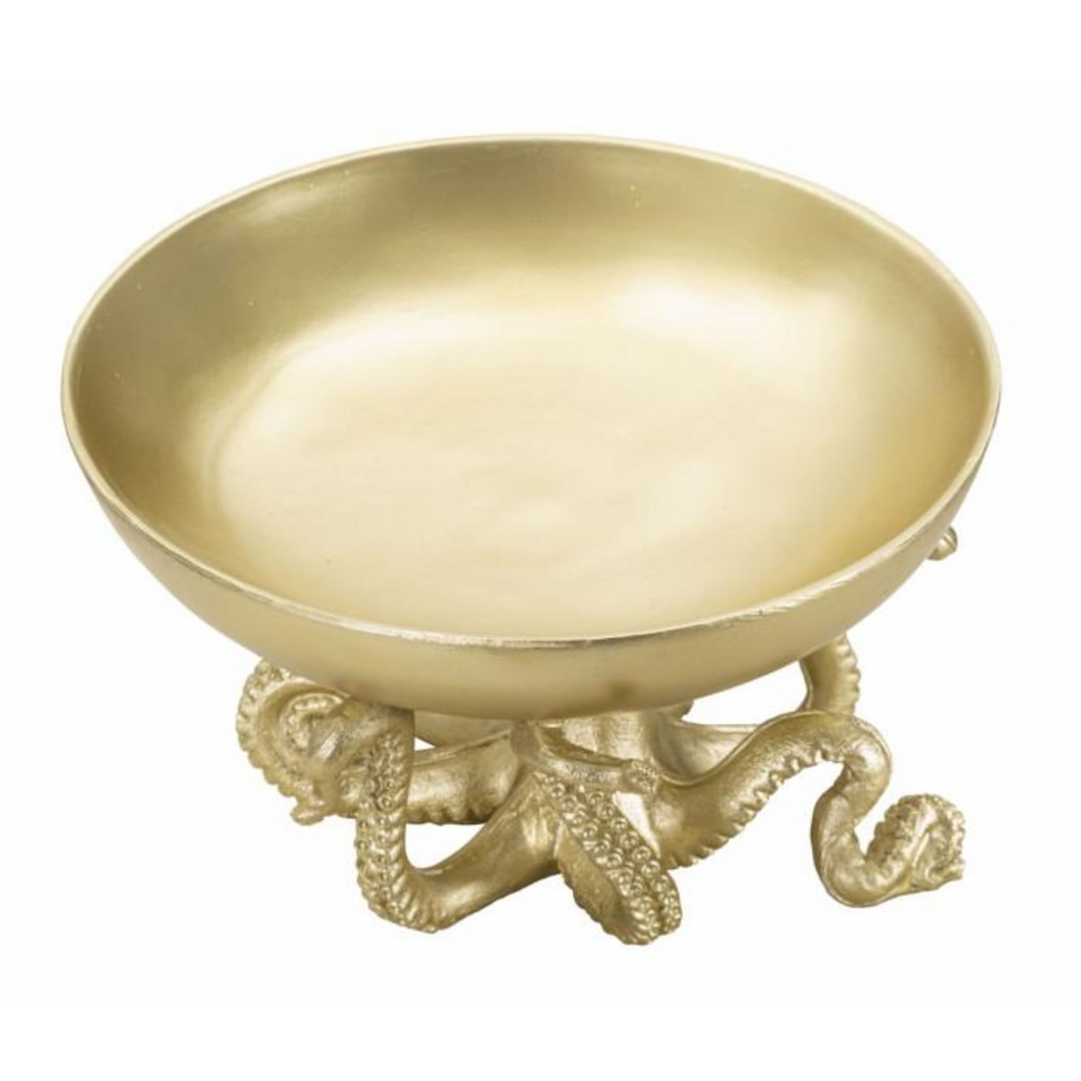 Paris Prix Vide-Poche Statuette  Pieuvre  30cm Or