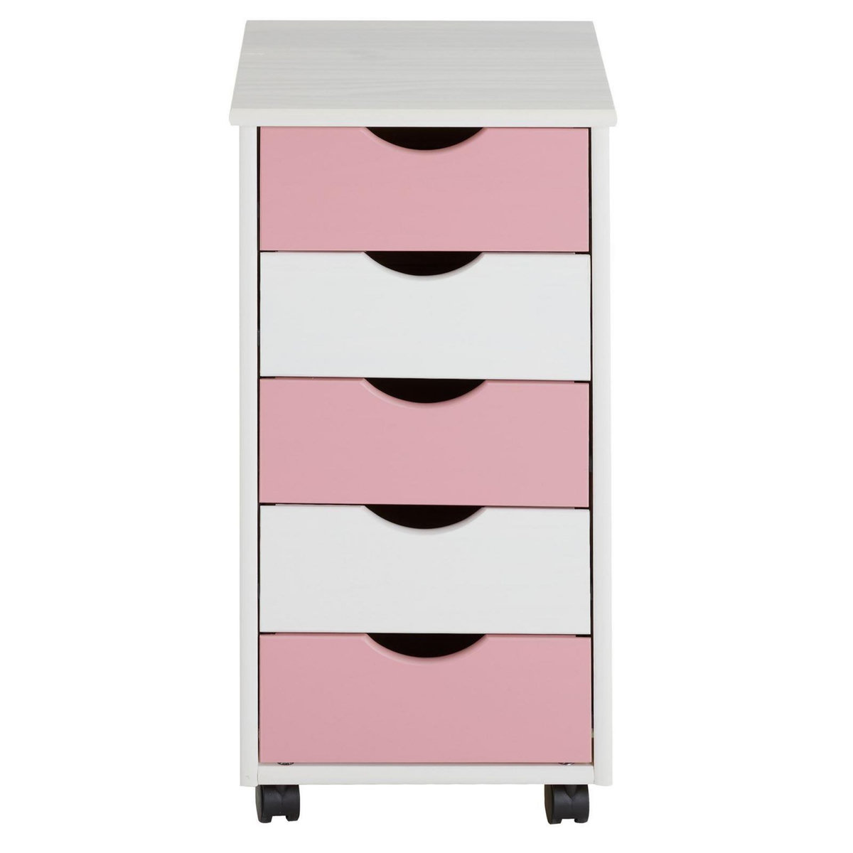 IDIMEX Caisson de bureau sur roulettes LAGOS, avec 5 tiroirs