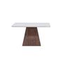 Voir la diapositive 3 : Paris Prix Table Basse Effet Marbre  Cael  80cm Gris & Marron