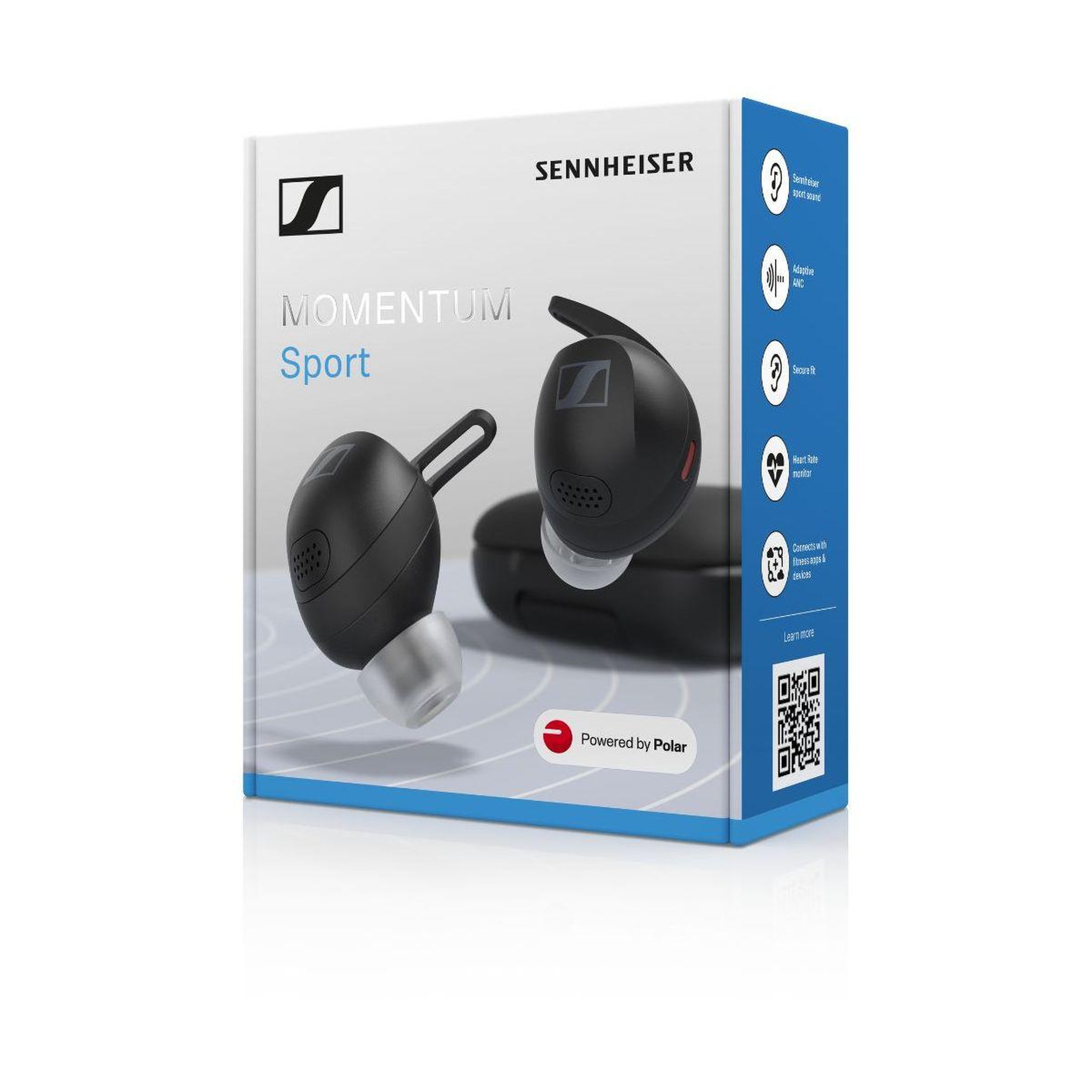 Voir la diapositive 5 : Sennheiser Ecouteurs sport momentum sport noir