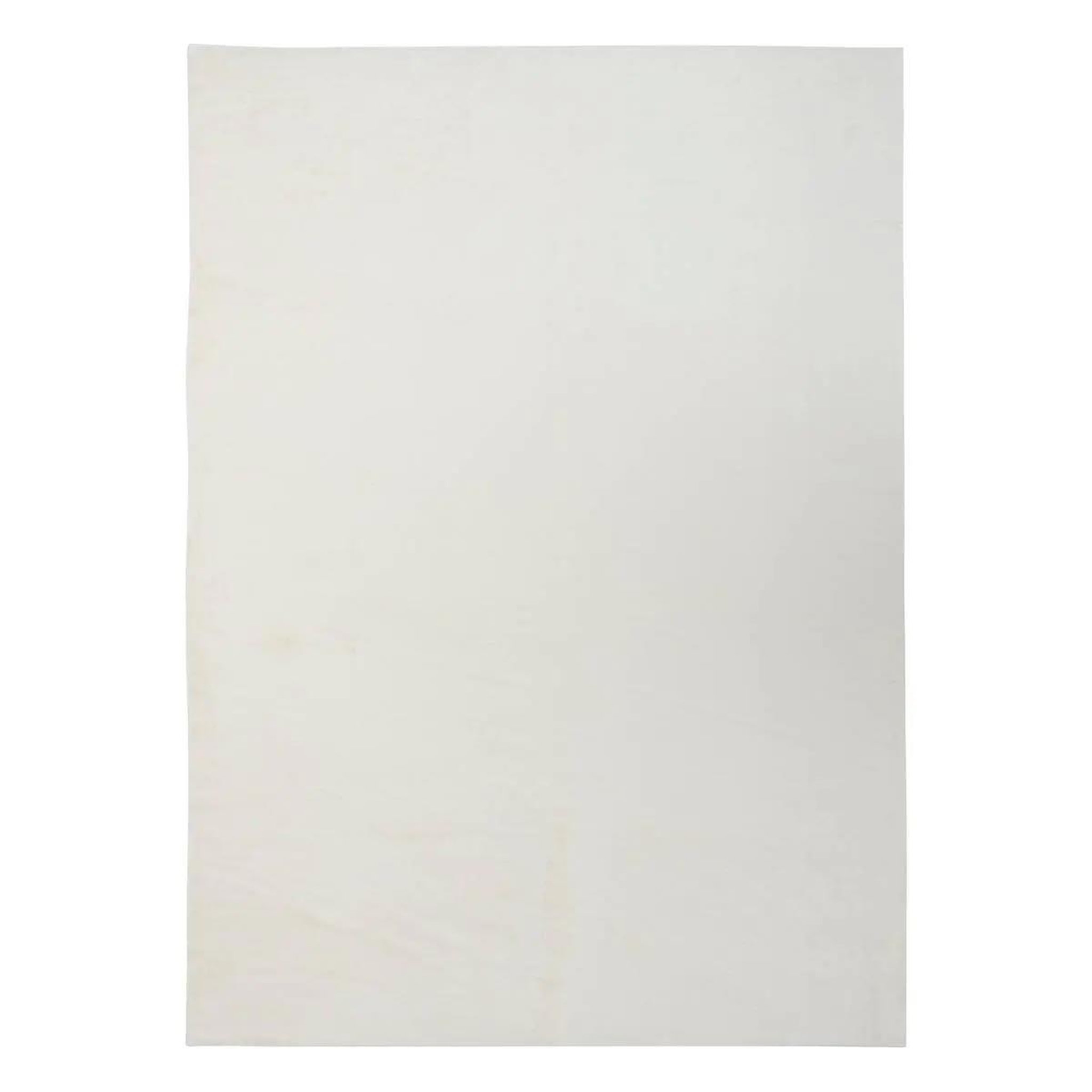 ATMOSPHERA Tapis imitation fourrure  couka  60x90cm blanc