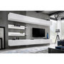 Voir la diapositive 2 : Paris Prix Ensemble Meuble TV Mural  Fly I1  320cm Blanc
