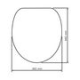 Voir la diapositive 5 : Wenko Abattant WC en duroplast design Slate - Gris anthracite