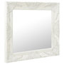 Voir la diapositive 2 : VIDAXL Miroir mural style baroque 60x60 cm Blanc