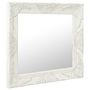 Voir la diapositive 2 : VIDAXL Miroir mural style baroque 60x60 cm Blanc
