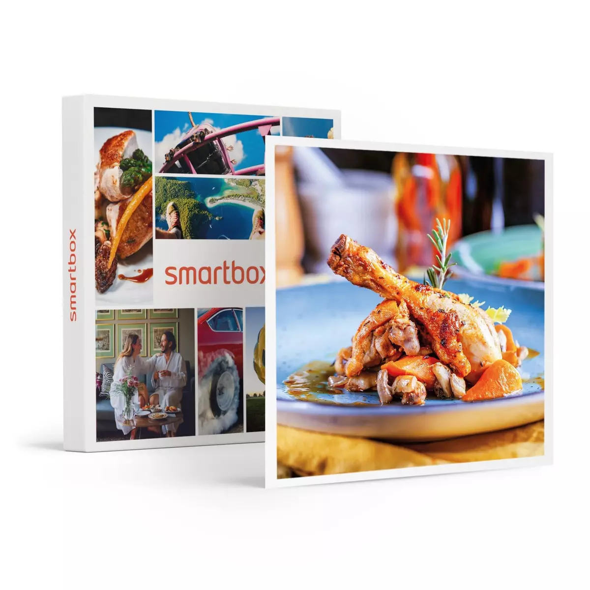 Smartbox Dîner gastronomique en duo de 2 à 6 plats avec ou sans boissons - Coffret Cadeau Gastronomie