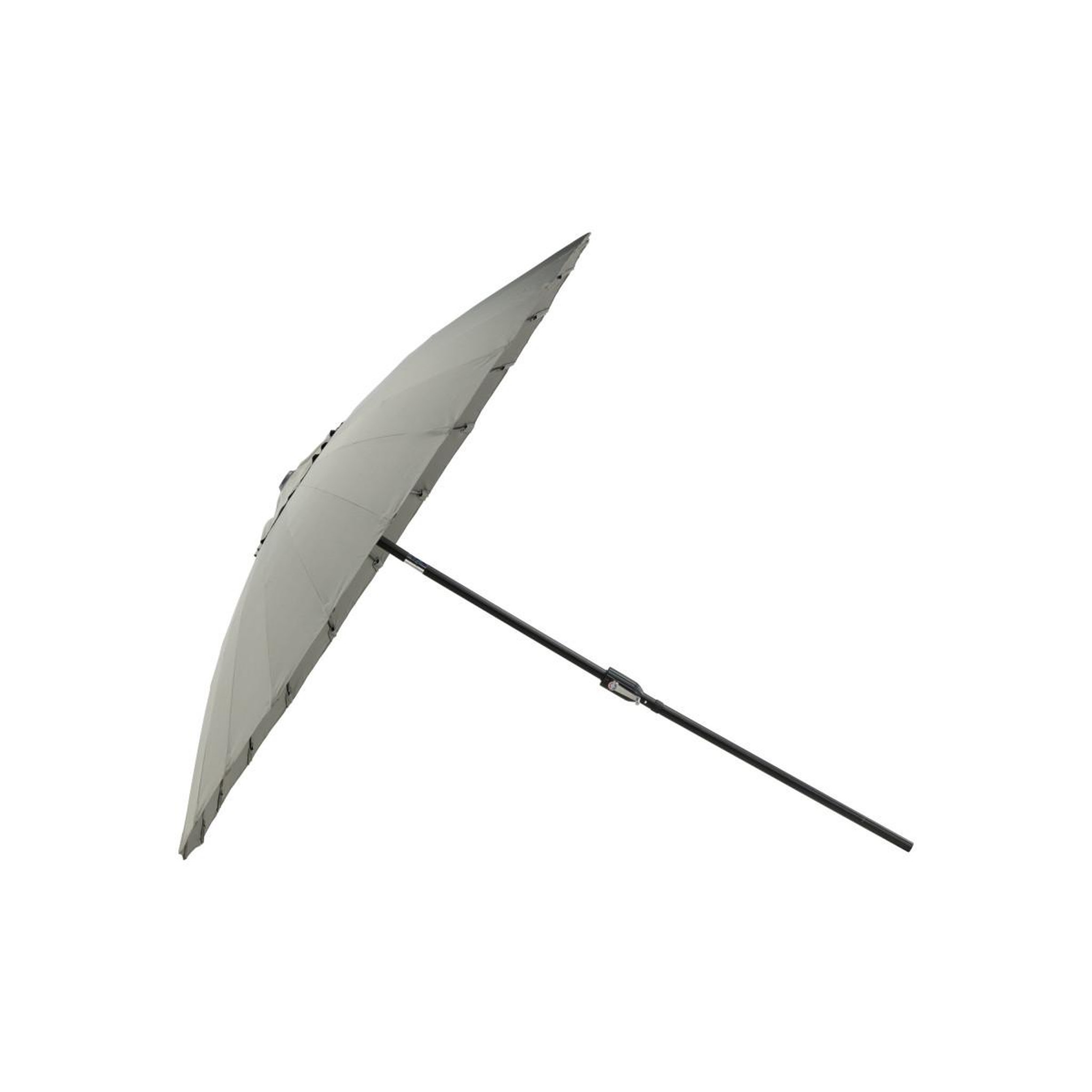 Voir la diapositive 3 : Paris Prix Parasol Design  Palmetto  270cm Gris