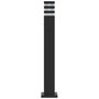 Voir la diapositive 5 : VIDAXL Lampadaires d'exterieur 3 pcs noir 80 cm aluminium