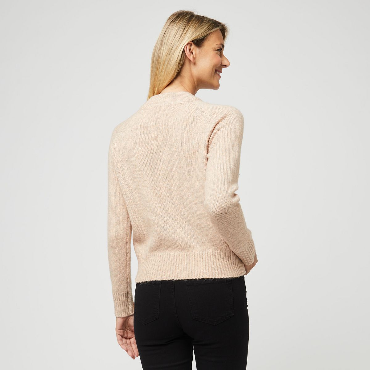 INEXTENSO Pull beige femme