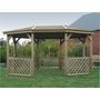 Voir la diapositive 2 : Habitat et Jardin Kiosque bois - 4.45 x 3.40 m