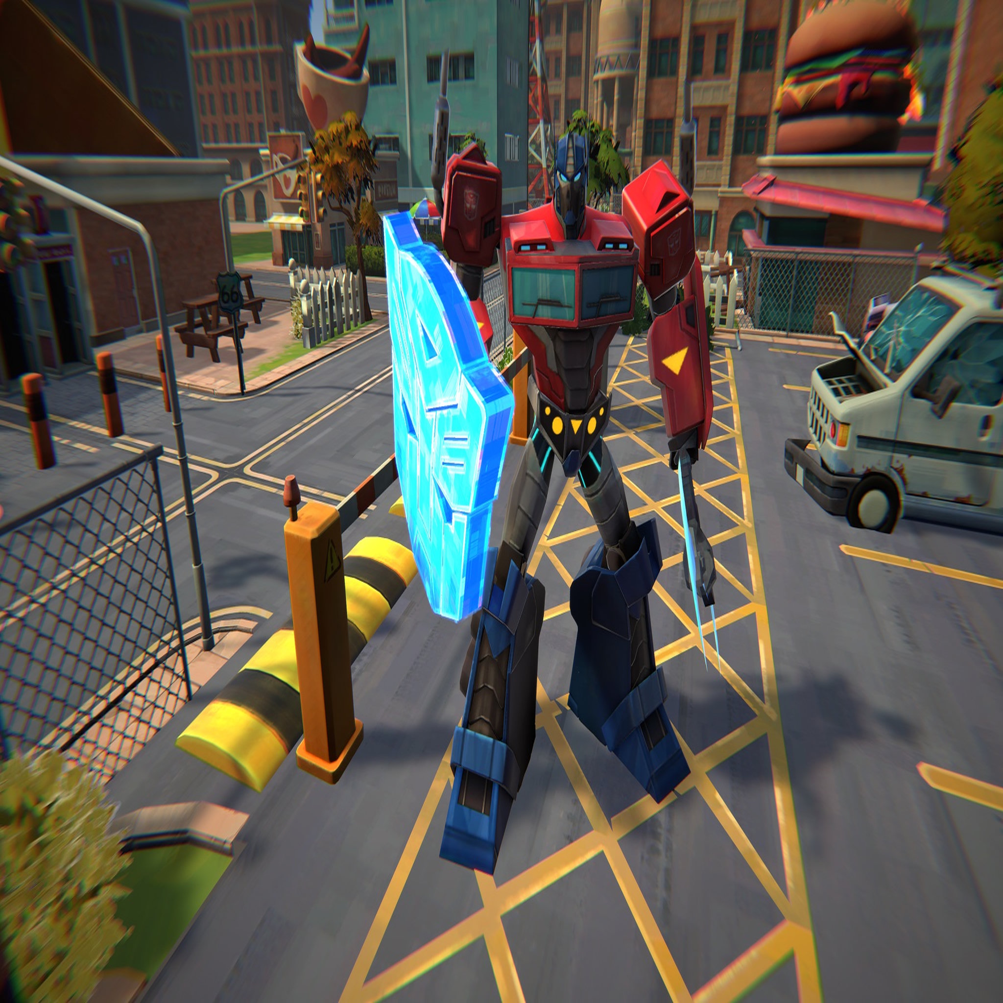 Voir la diapositive 3 : Transformers Battlegrounds PS4