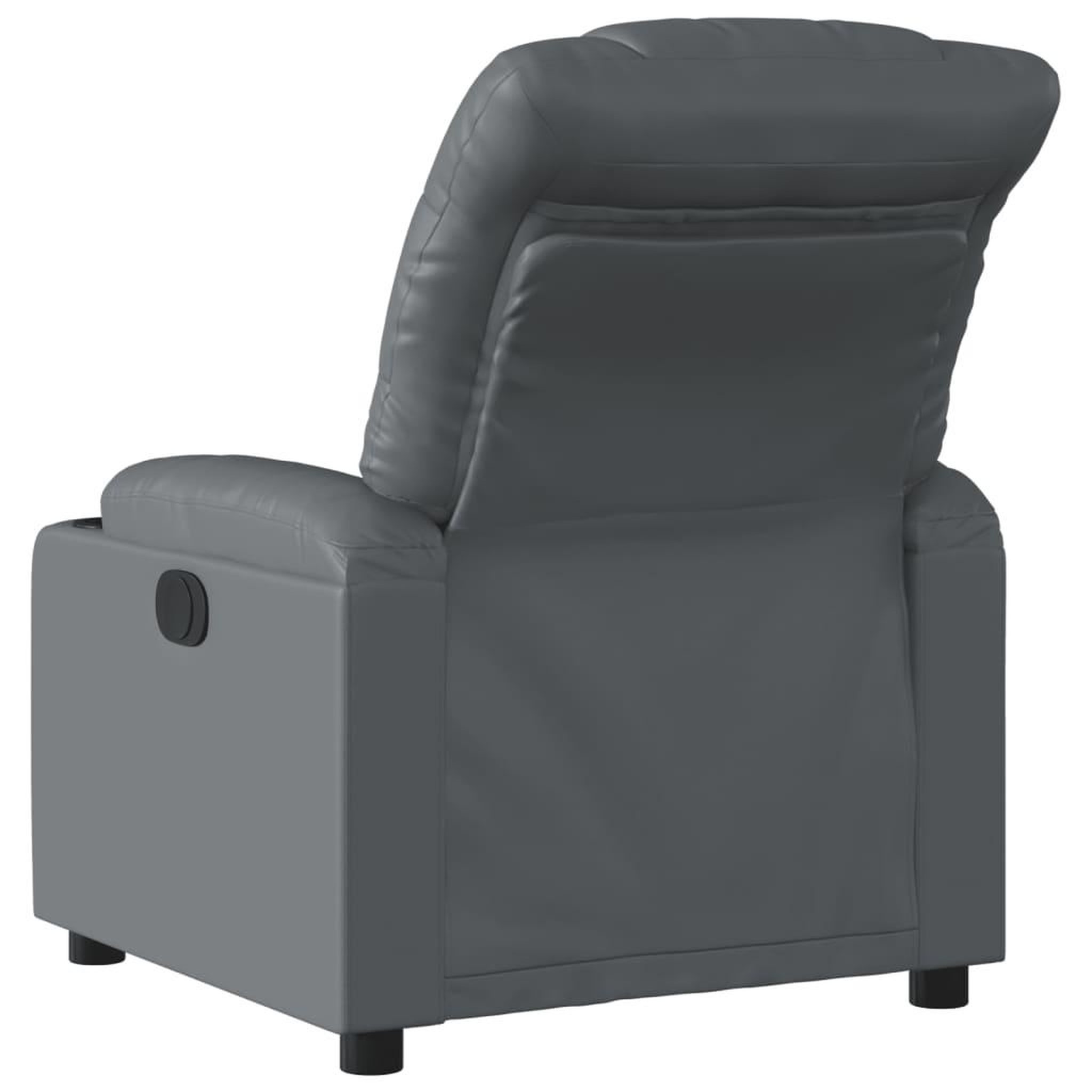 Voir la diapositive 3 : VIDAXL Fauteuil inclinable Gris Similicuir