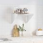 Voir la diapositive 3 : VIDAXL Etagere murale 50x45x31 cm argente acier inoxydable
