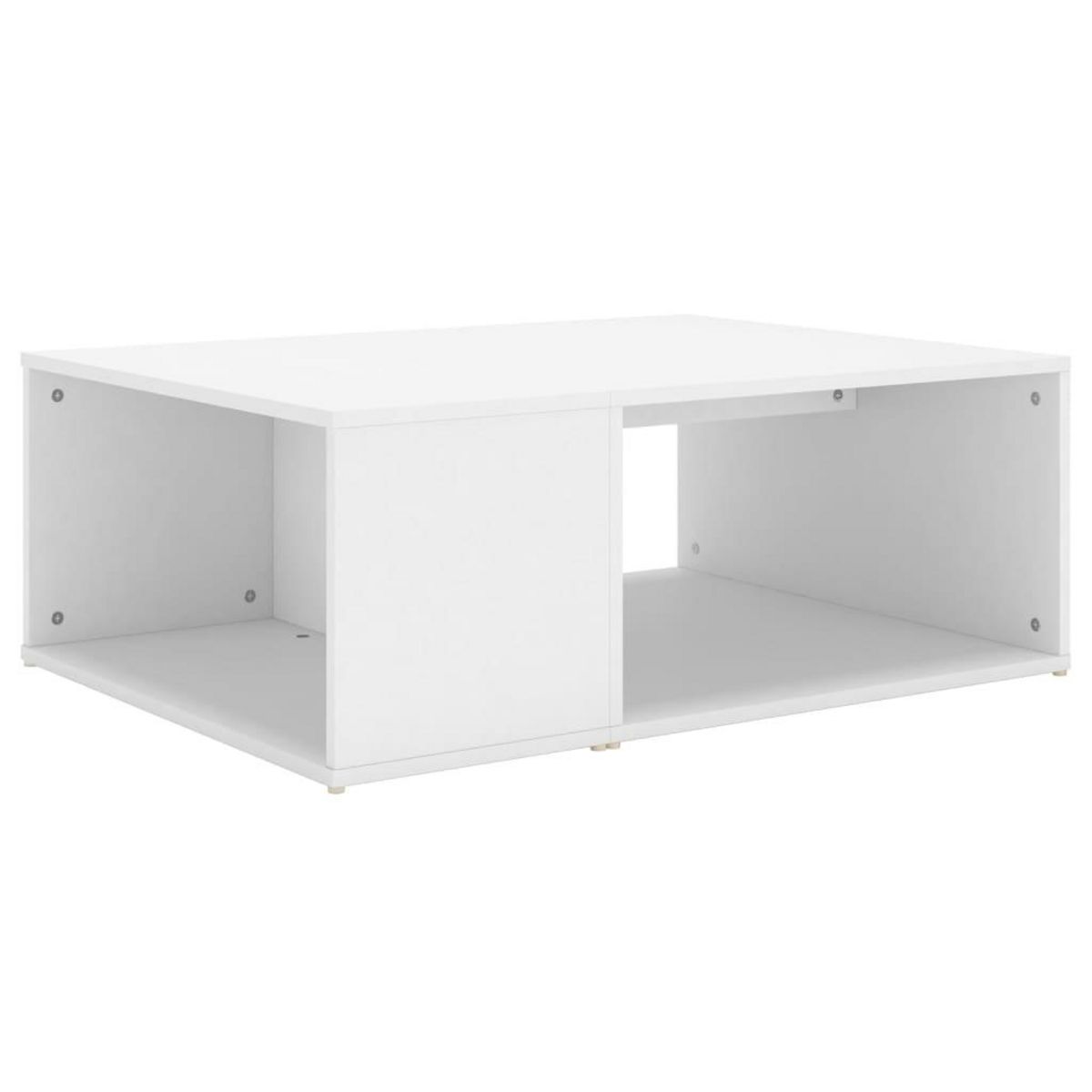 VIDAXL Table basse blanc 90x67x33 cm bois d'ingenierie