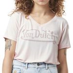 VON DUTCH T shirt  Femme Von Dutch Roan. Coloris disponibles : Rose