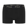 Voir la diapositive 5 : FILA Lot de 4 boxers homme en coton uni