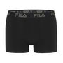 Voir la diapositive 5 : FILA Lot de 4 boxers homme en coton uni