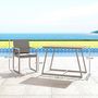 Voir la diapositive 3 : OUTSUNNY Salon de jardin design relax 2 personnes 3 pièces avec coussins déhoussables gris