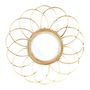 Voir la diapositive 2 : OSTARIA Miroir marguerite rotin D38.5