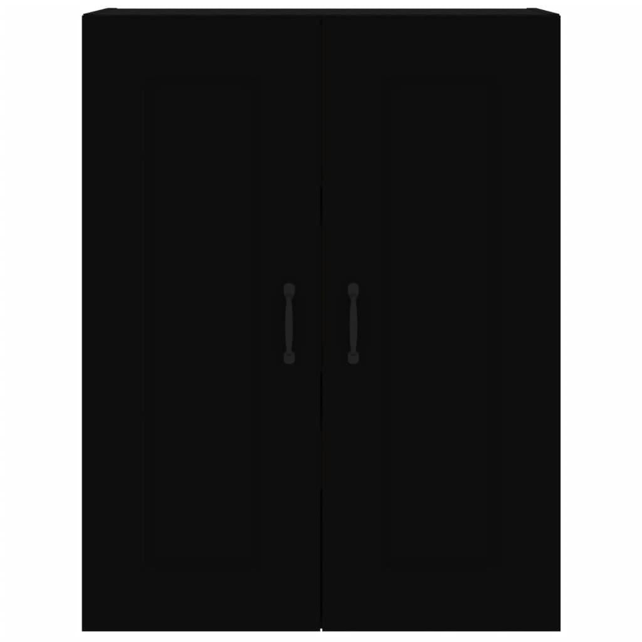 Voir la diapositive 5 : VIDAXL Armoire murale suspendue Noir 69,5x32,5x90 cm