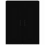 Voir la diapositive 5 : VIDAXL Armoire murale suspendue Noir 69,5x32,5x90 cm