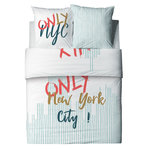 Les Ateliers du Linge Parure de housse de couette 100% coton 57fils only. Coloris disponibles : Blanc