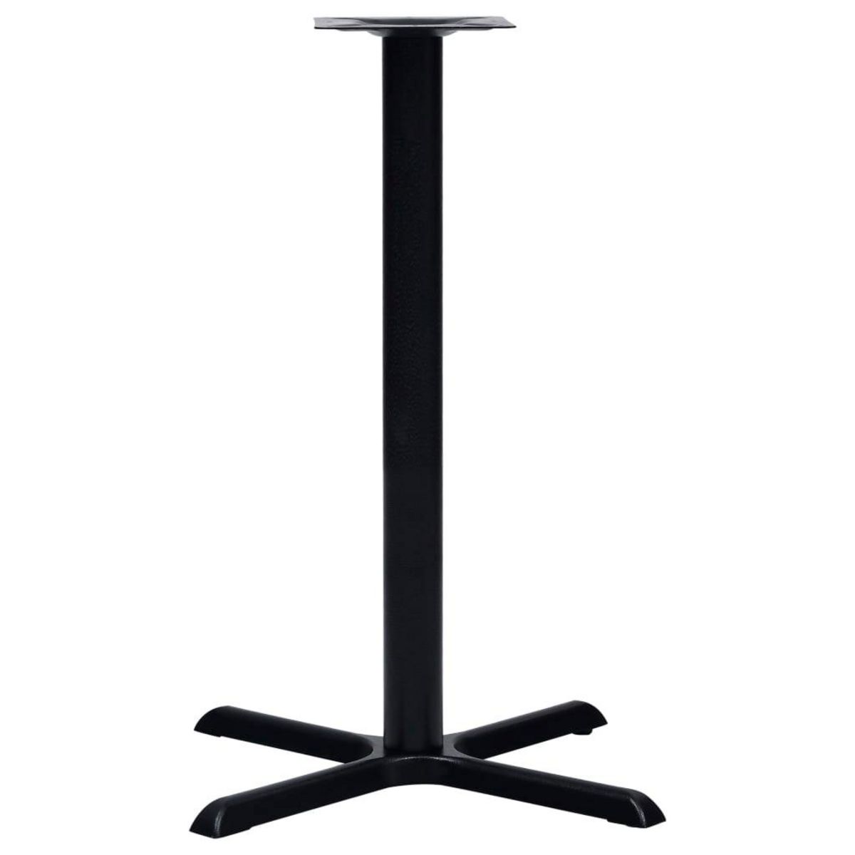 VIDAXL Pied de table de bistro Noir 76x76x107 cm Fonte