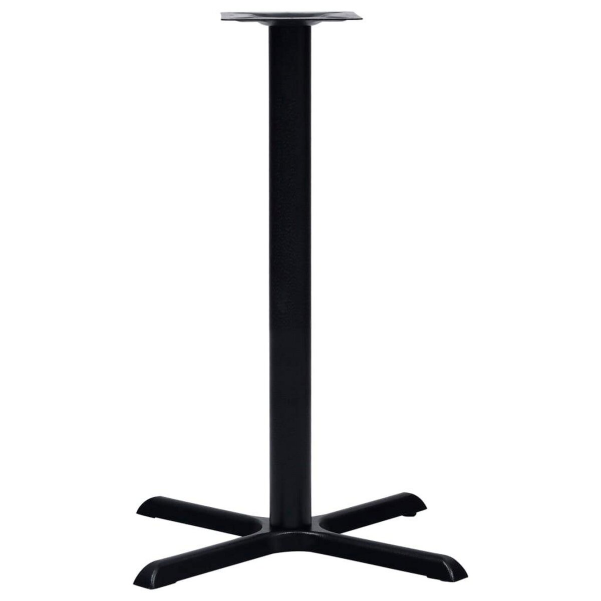VIDAXL Pied de table de bistro Noir 76x76x107 cm Fonte