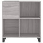 Voir la diapositive 4 : VIDAXL Armoire a disques sonoma gris 84,5x38x89 cm bois d'ingenierie