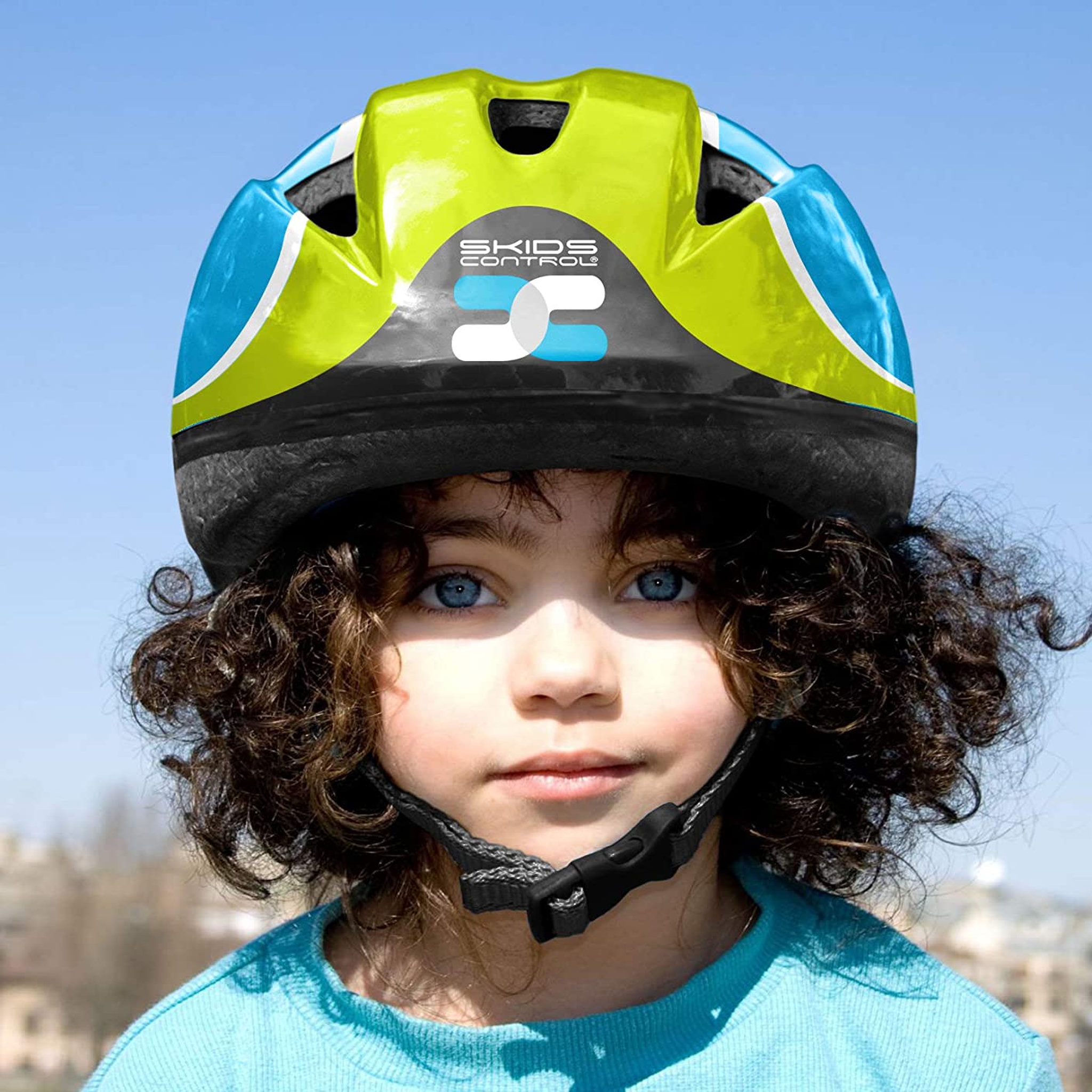 Voir la diapositive 5 : Skids Control Casque enfant Bleu - 52/56 cm