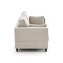 Voir la diapositive 6 : LISA DESIGN Anna - canapé droit 2 places avec poche en velours - pieds en bois