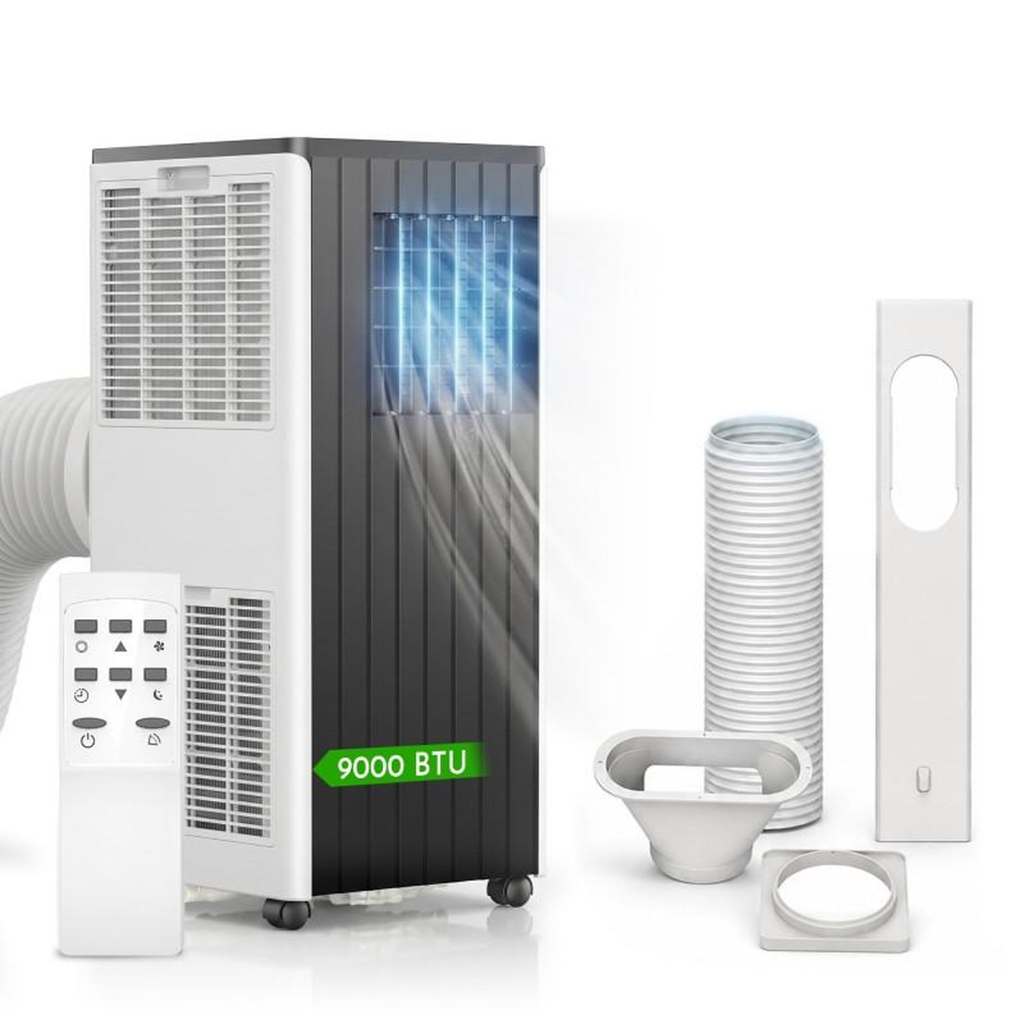 Climatiseur portable - 9000 btu - déshumidification 20 l/j