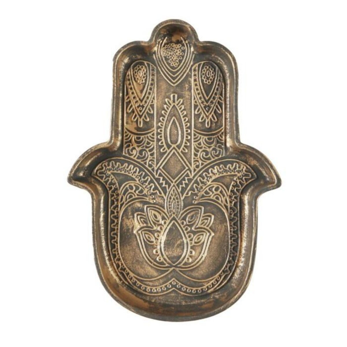 Paris Prix Vide-Poche en Céramique  Main de Fatma  20cm Marron