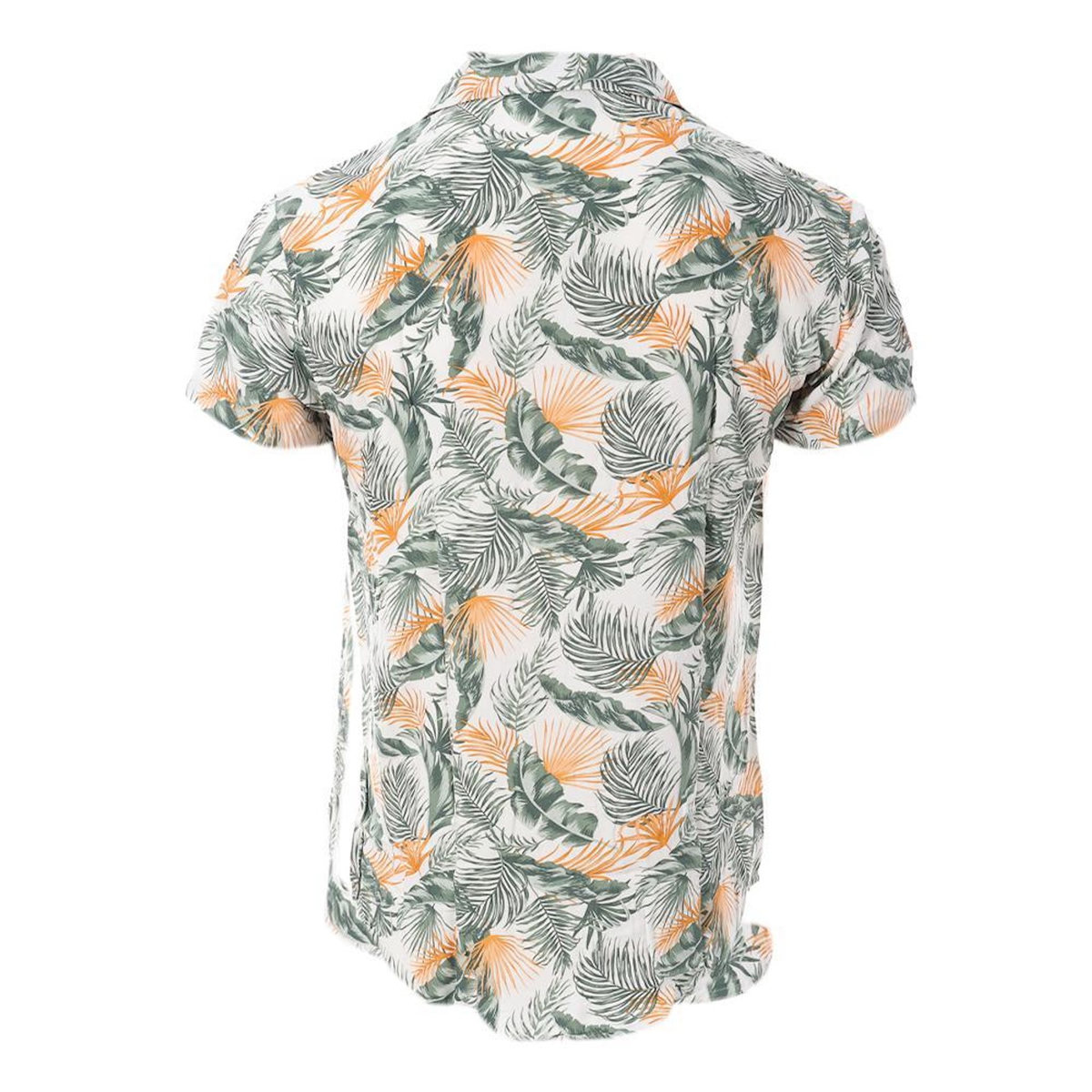 RMS 26 Chemise Blanche/Verte à Motifs Homme RMS26 Tropic