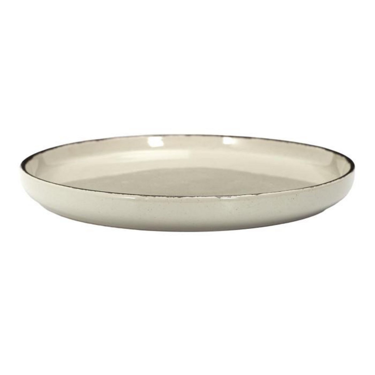 Paris Prix Service de Table 12 Pièces  Grès du Temps  27cm Beige