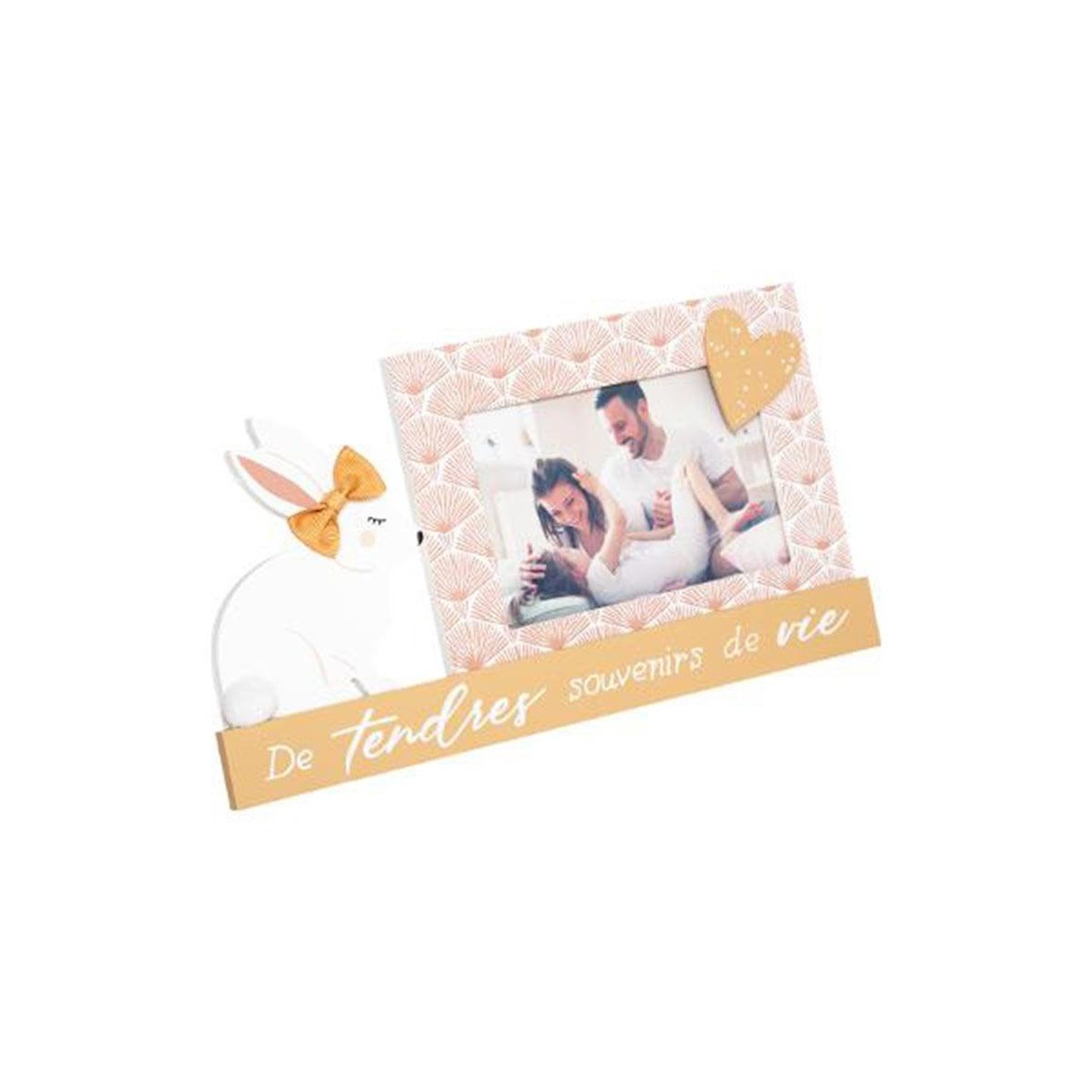 Voir la diapositive 1 : Atmosphera Kids Cadre photo déco  lapin  10x15cm multicolore